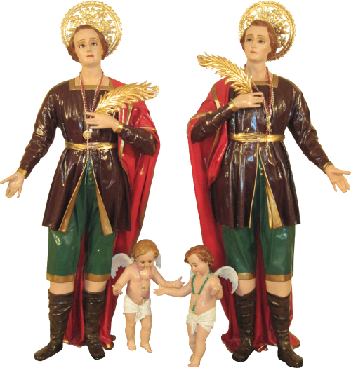Statues of Saints Cosmas and Damian